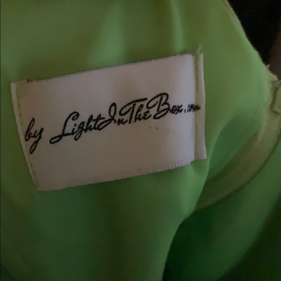 Light In The Box green gown dress size 14W - Picture 13 of 15